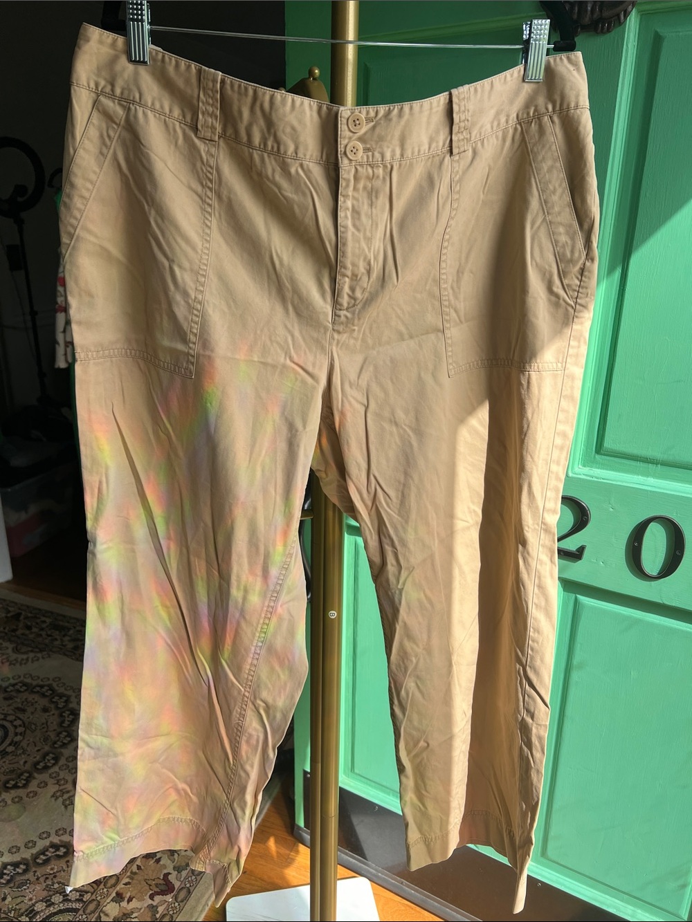 Ralph Lauren women’s cropped lightweight cotton khakis 🔥size 16W